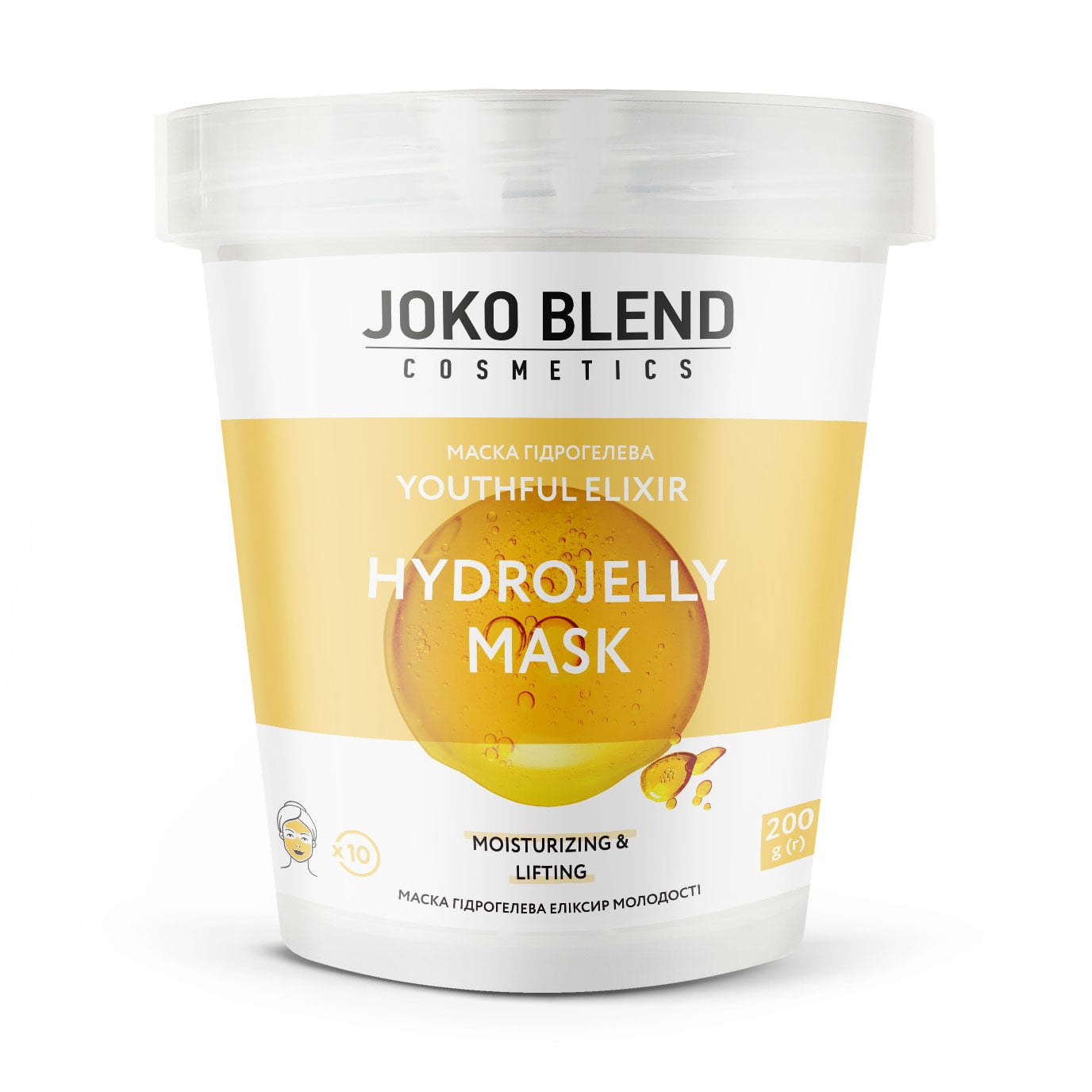 Гідрогелева маска для обличчя Joko Blend Youthful Elixir Hydrojelly Mask, 200 г